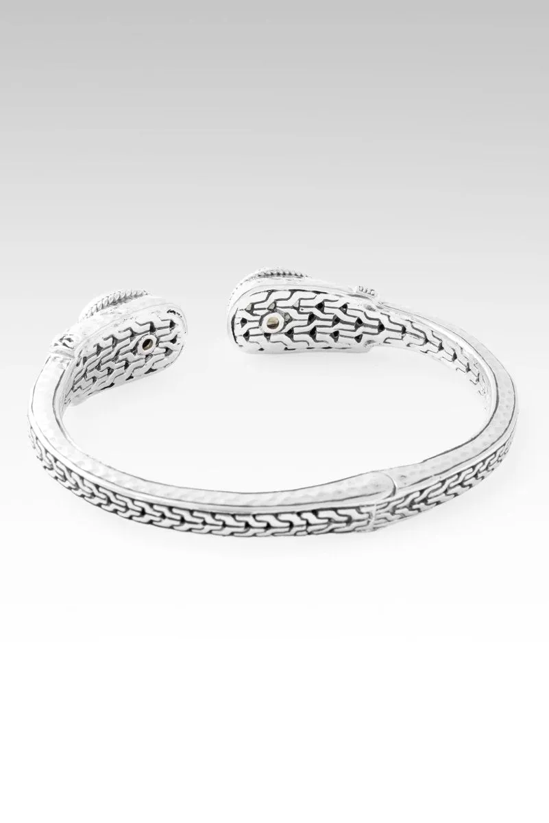 Always Treasured Tip-to-Tip Bracelet? in Olive Quartz & Citrine