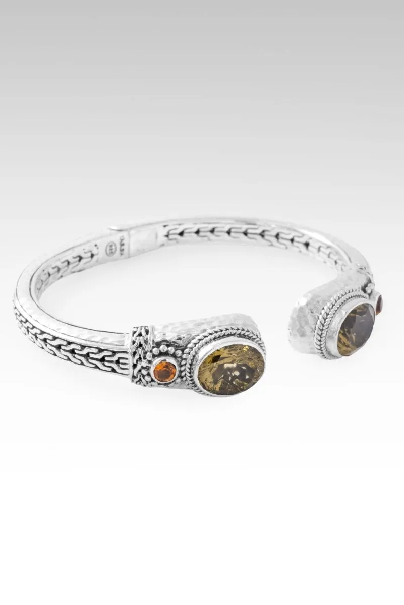Always Treasured Tip-to-Tip Bracelet? in Olive Quartz & Citrine