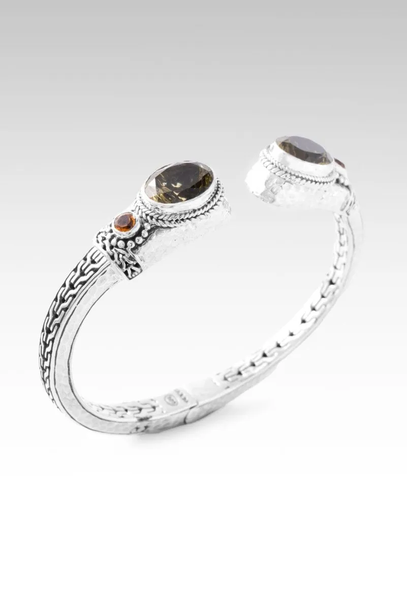Always Treasured Tip-to-Tip Bracelet? in Olive Quartz & Citrine