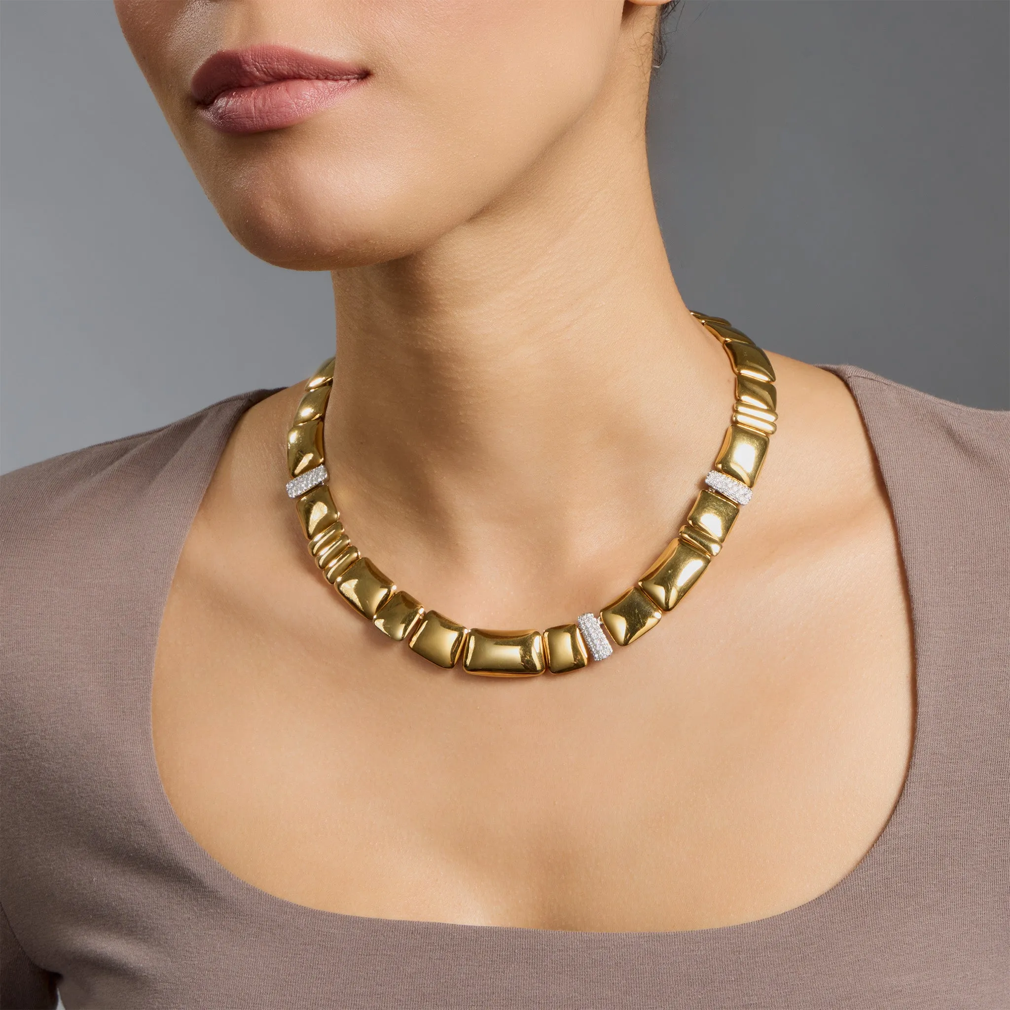 Angela Cummings for Tiffany & Co. Asymmetrical 18K Gold Necklace