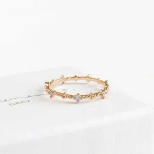 Ariel Blue Station Ring