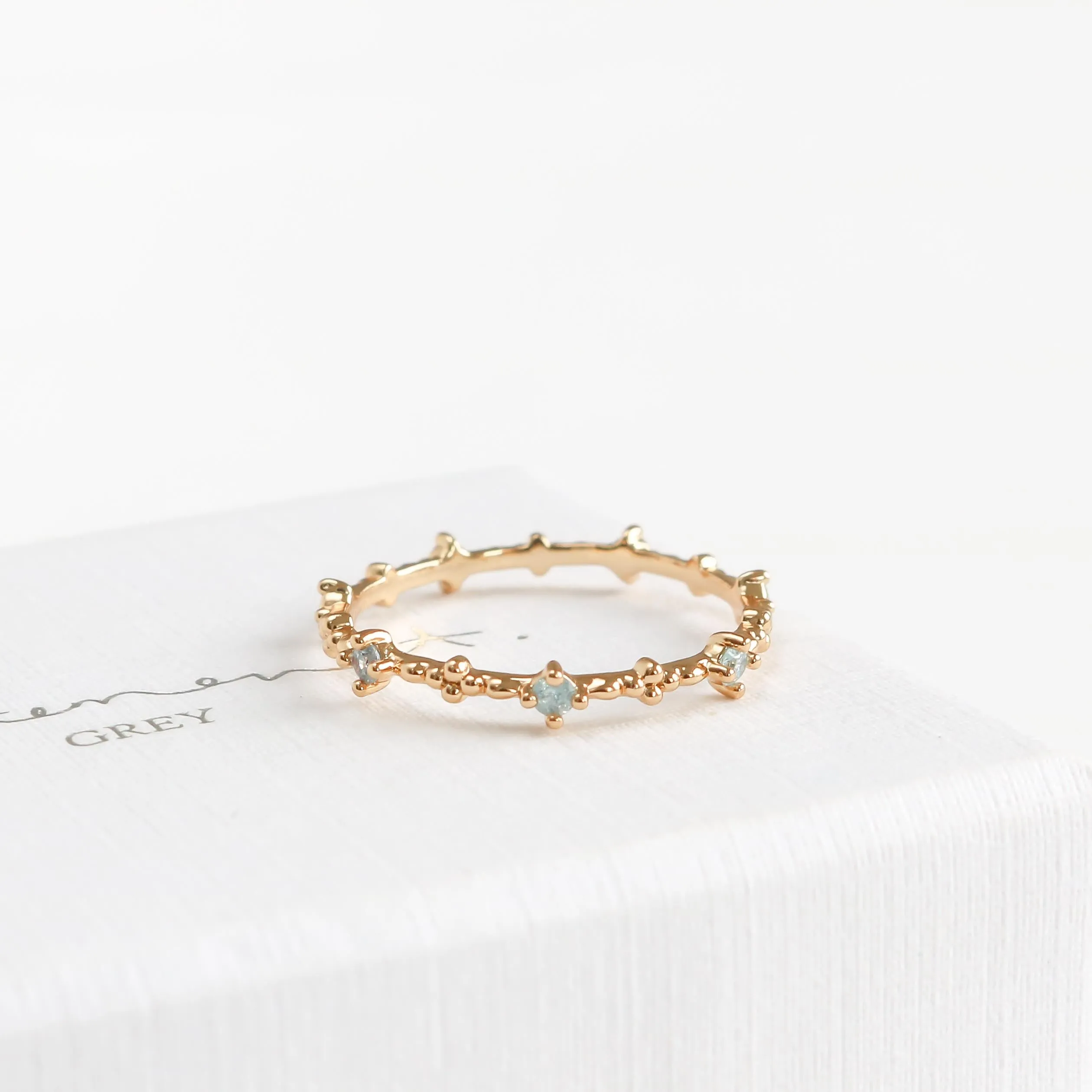 Ariel Blue Station Ring