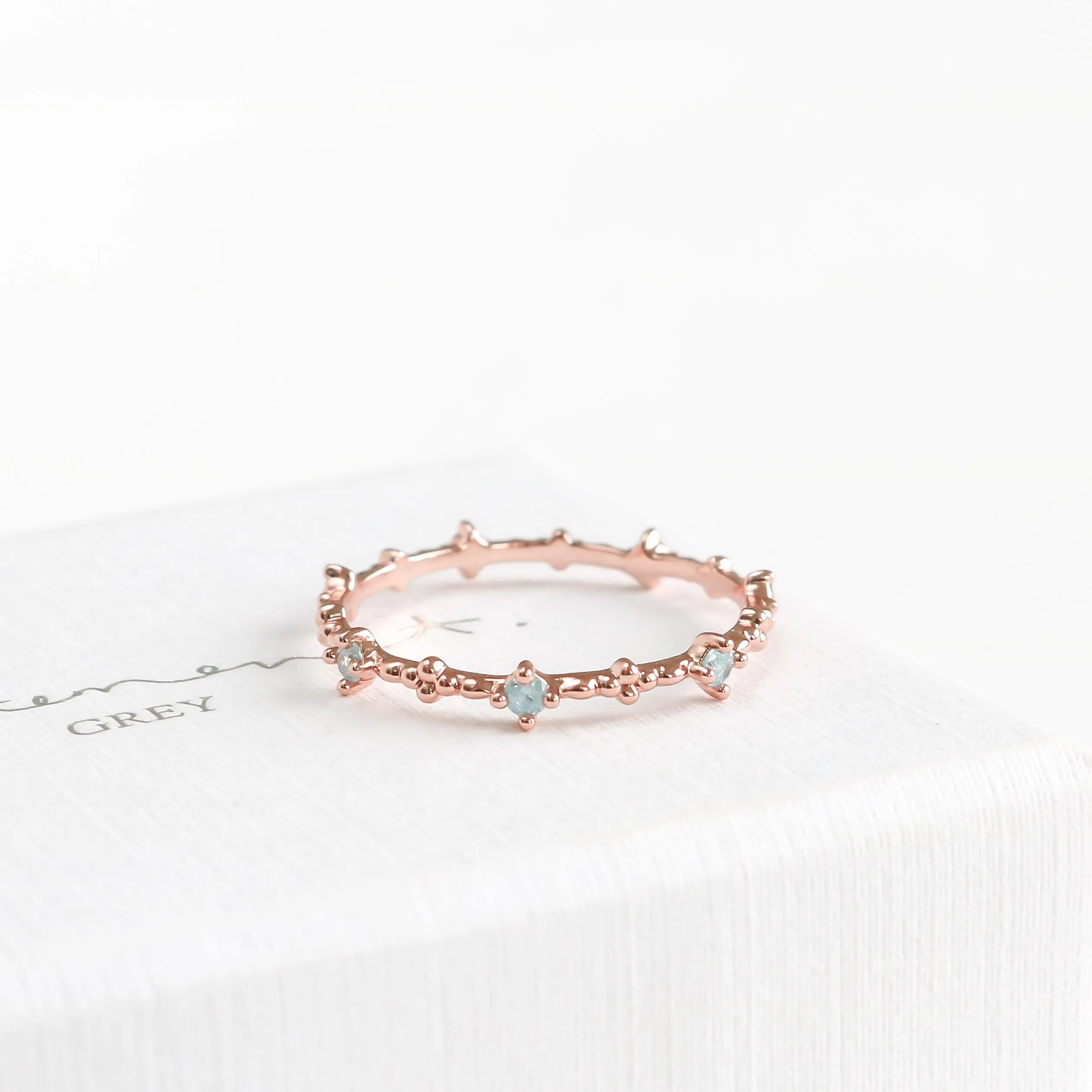Ariel Blue Station Ring