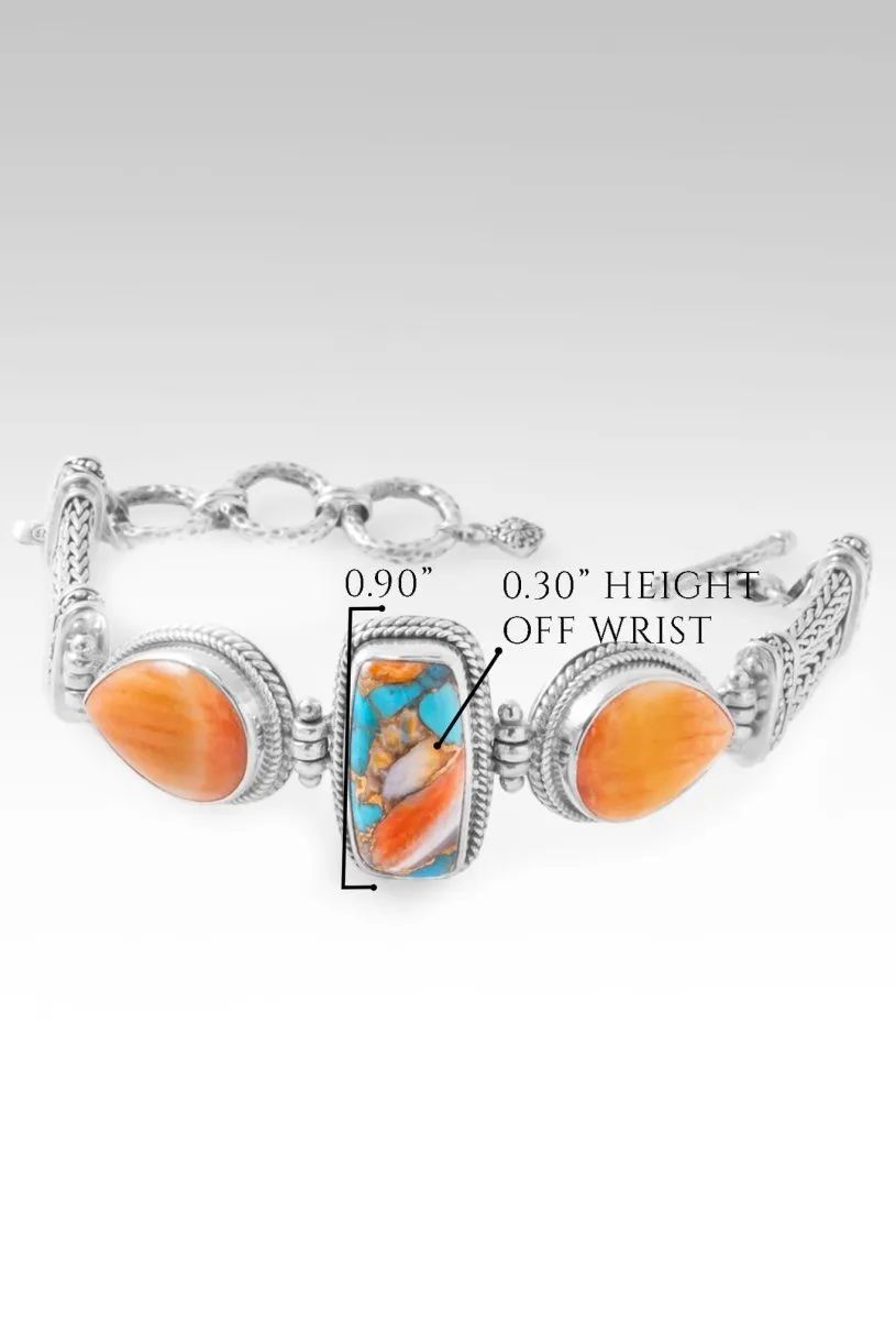 Beautiful World Bracelet? in Kingman Turquoise Spiny Oyster & Spiny Oyster