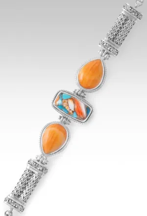 Beautiful World Bracelet? in Kingman Turquoise Spiny Oyster & Spiny Oyster