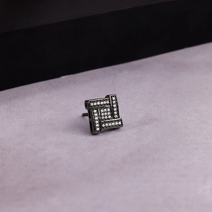 Black Rhodium Shizu Stud For Him
