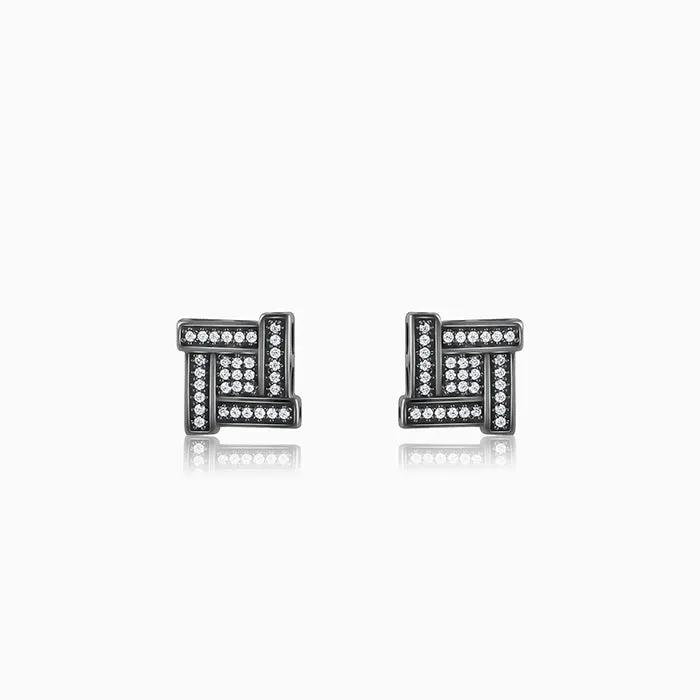 Black Rhodium Shizu Stud For Him