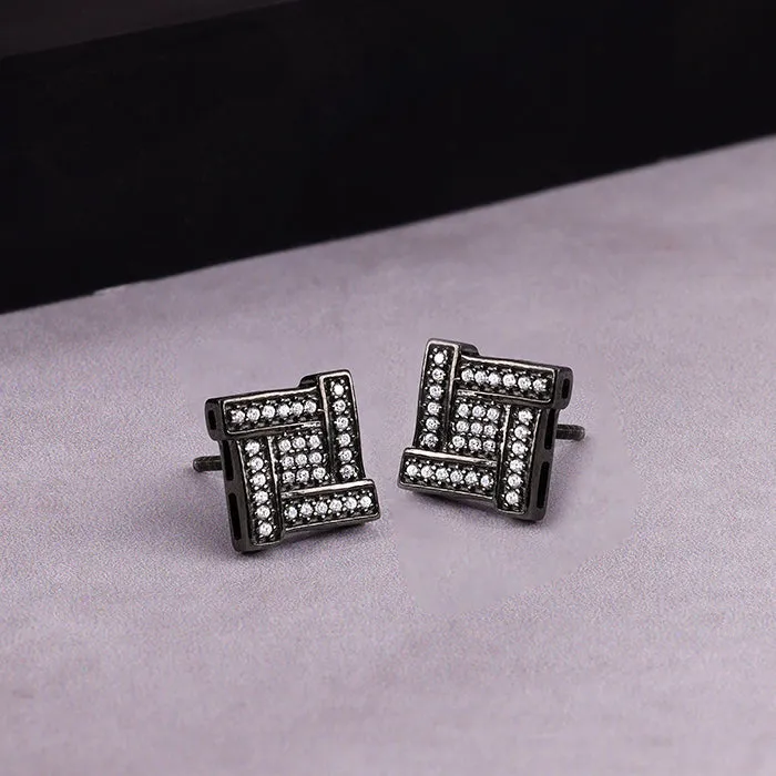 Black Rhodium Shizu Stud For Him