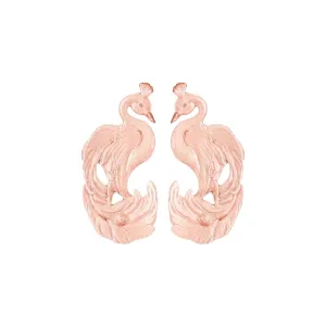 Blush Peacock Earrings