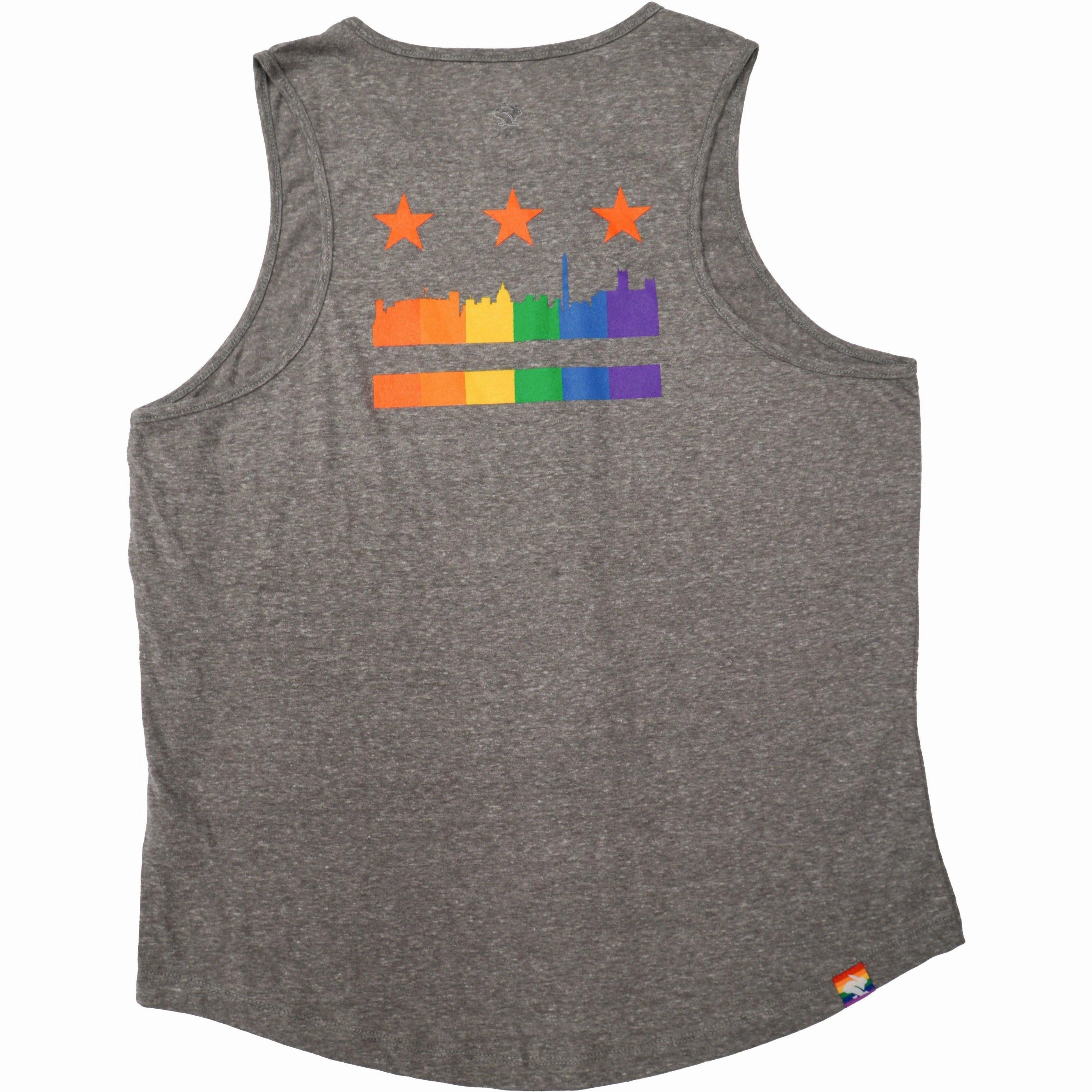 Books Men's Rabbit D.C. Flag Pride Tank