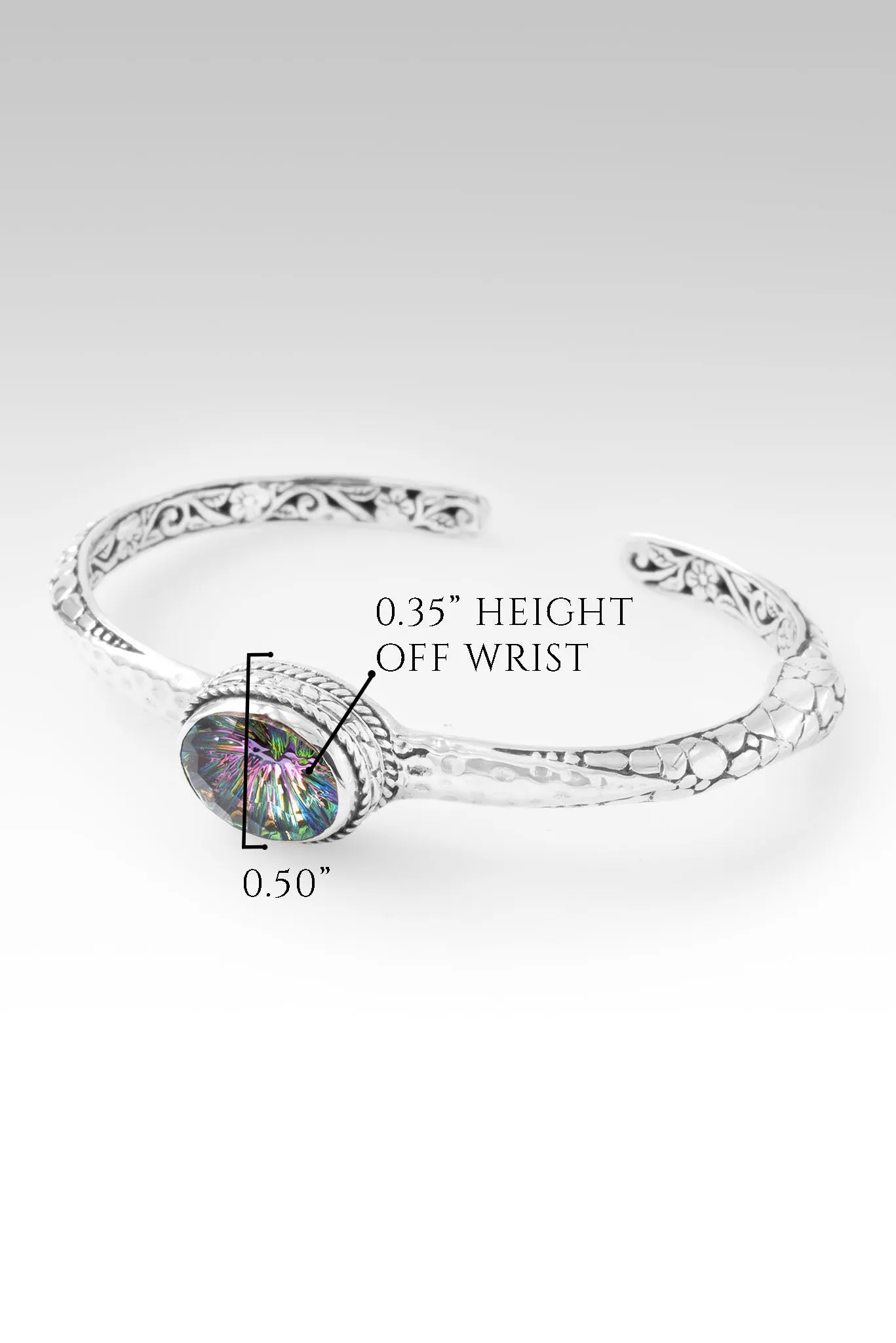 Boundless Joy Cuff? in Chrome Chameleon? Mystic Quartz