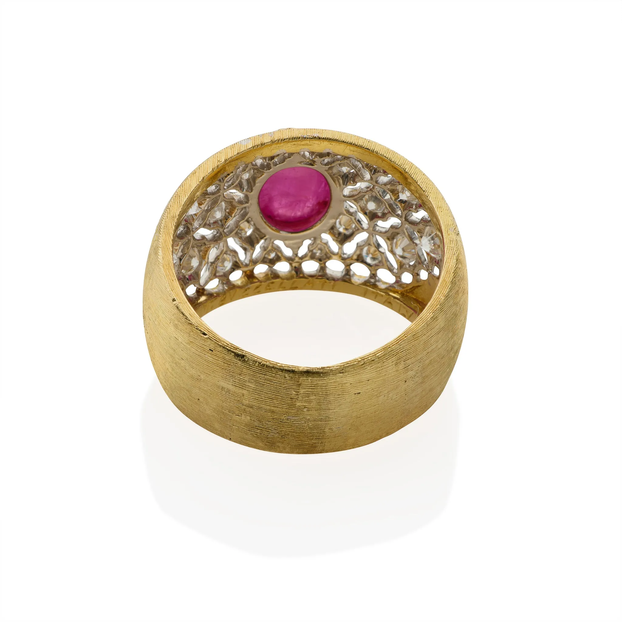 Buccellati Ruby and Diamond Ring