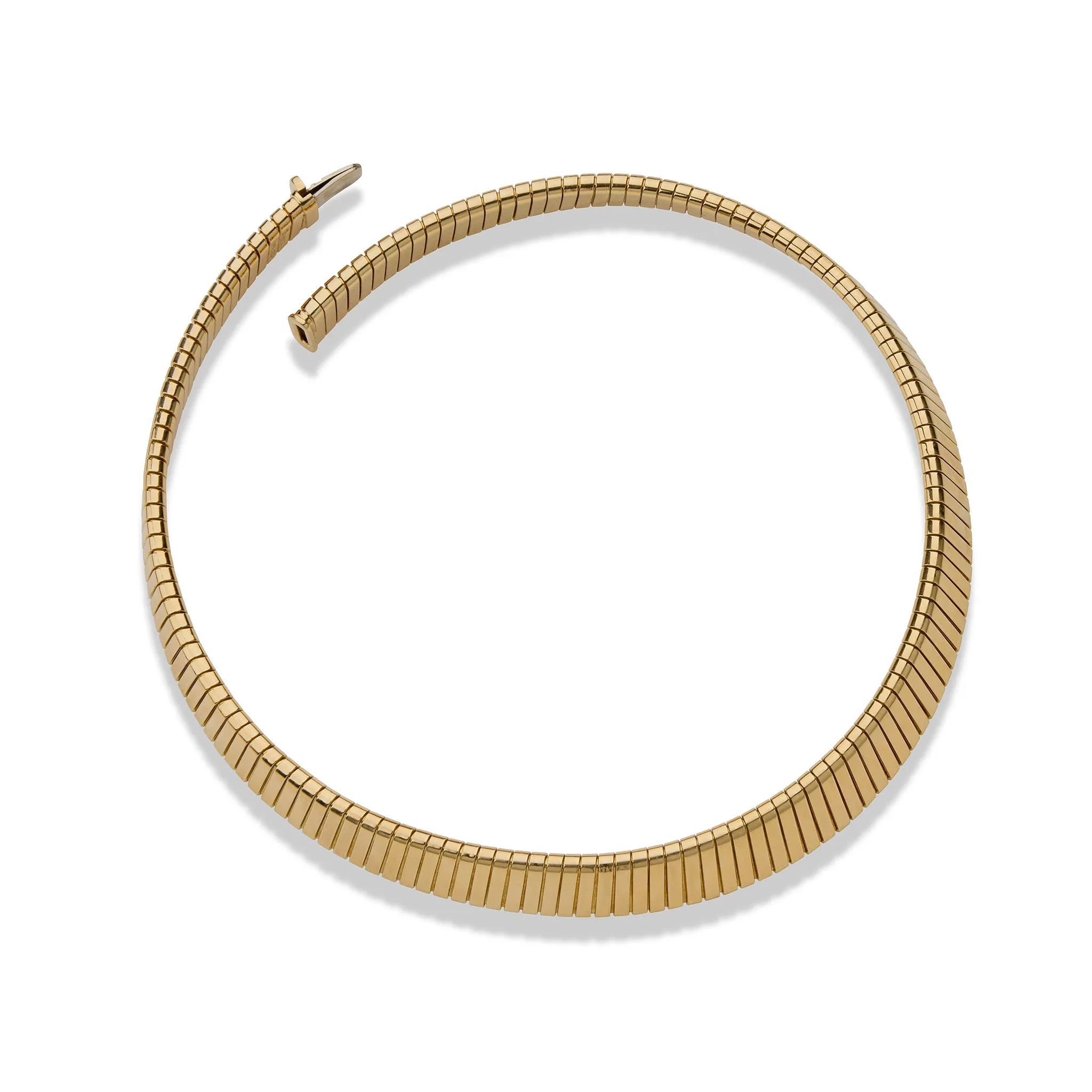 Bulgari 18K Gold Tubogas Necklace