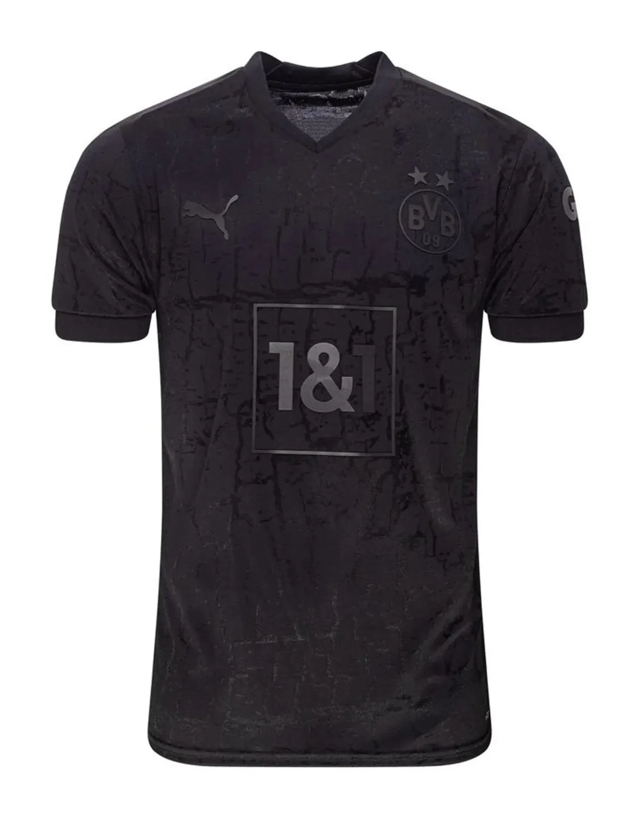 Camisa Borussia Dortmund Edio Especial Blackout 22/23 - Verso - Retr football fan face paint football jersey collection