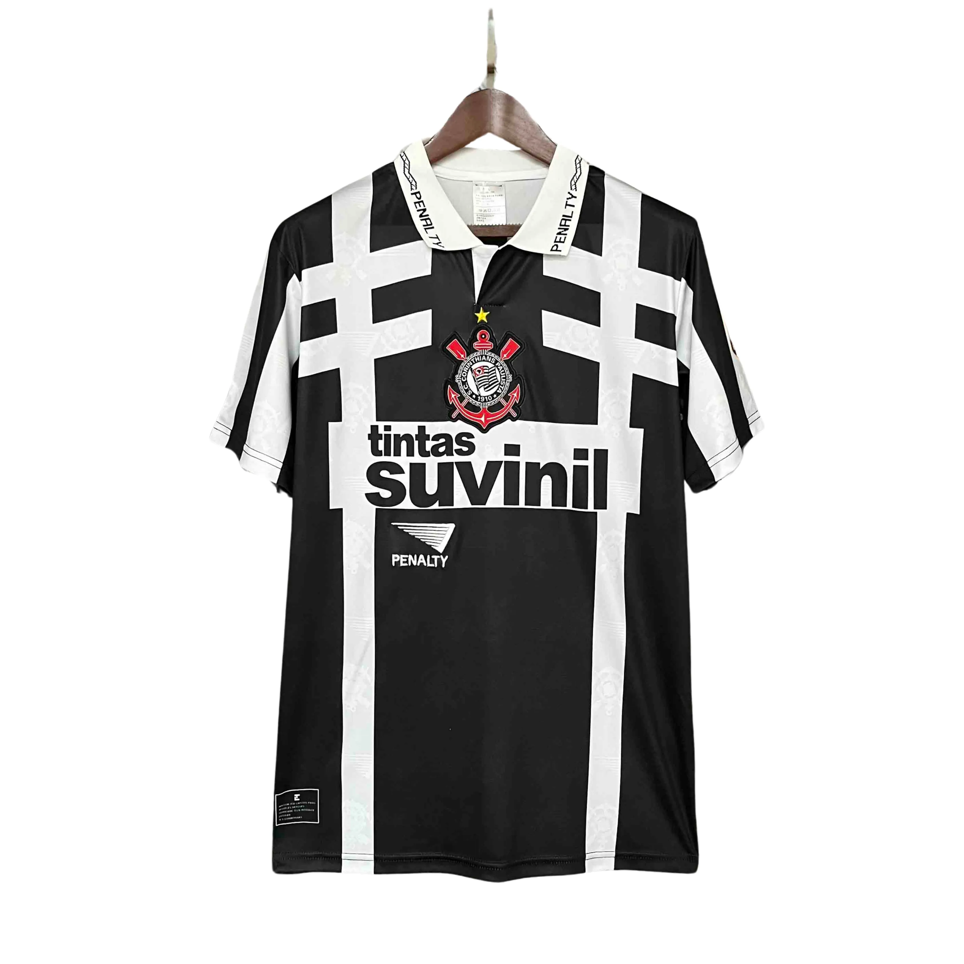 Camisa Corinthians III 95/96 - Verso - Retr soccer fan cushions soccer supporter flags