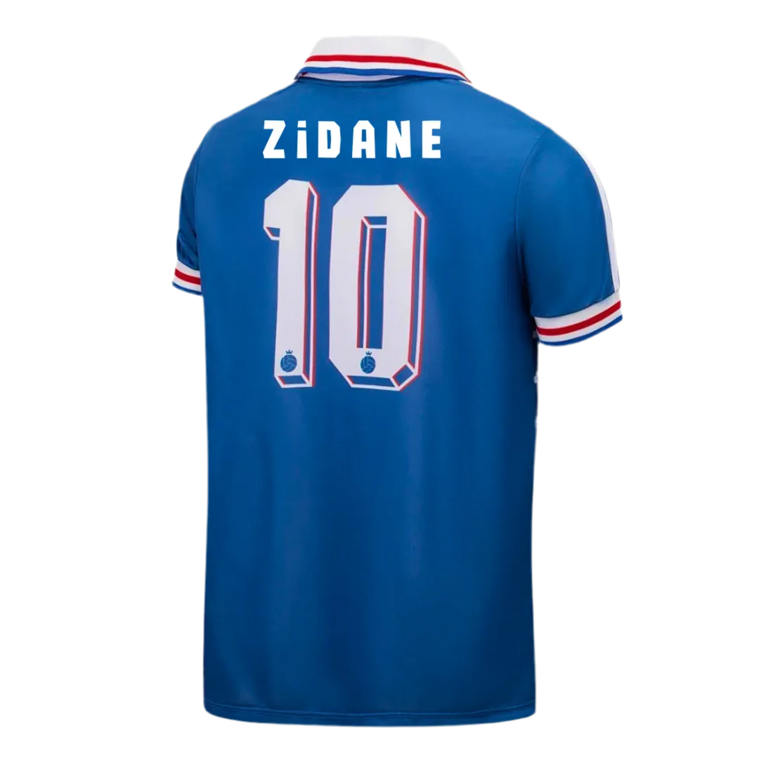 Camisa Frana I 98/99 ZIDANE N10 Verso - Retr football gloves for supporters