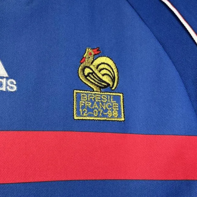 Camisa Frana I 98/99 ZIDANE N10 Verso - Retr football gloves for supporters