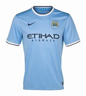Camisa Manchester City I 13/14 - Verso - Retr premier league socks football fan jackets