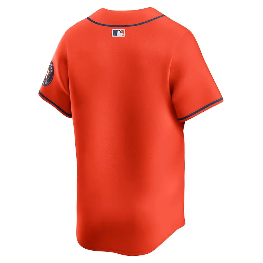 Camisa MLB Houston Astros Nike Orange Alternate Limited Masculina Laranja football fan umbrellas