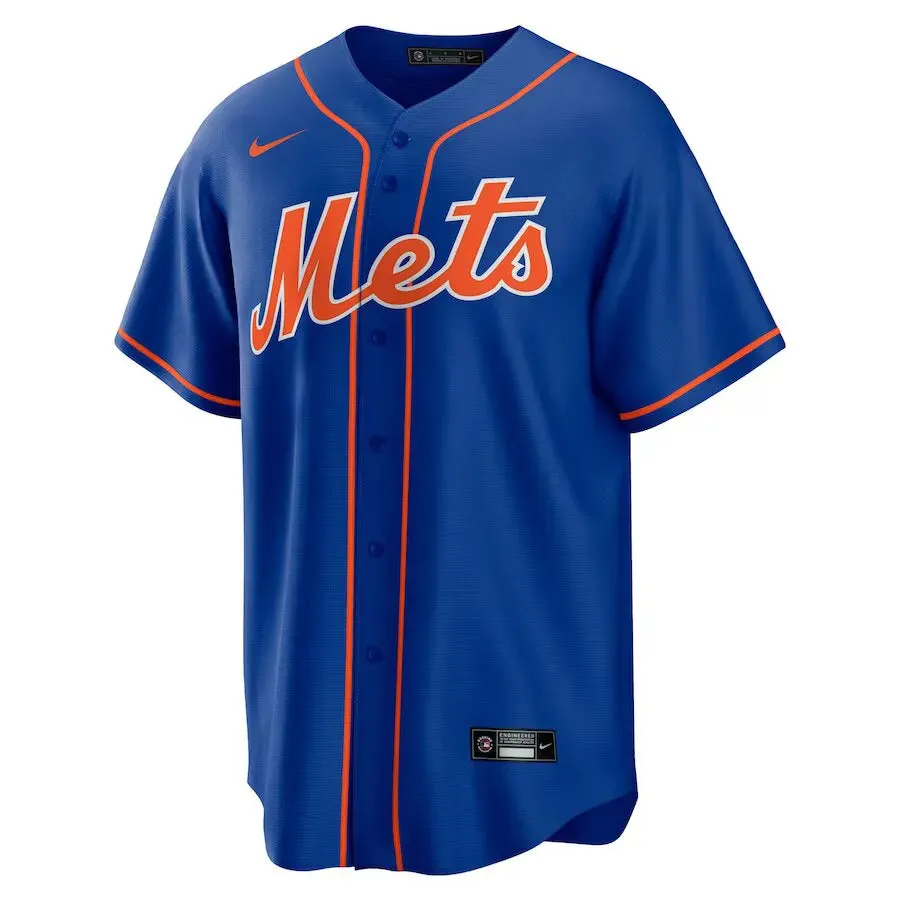Camisa MLB New York Mets Nike II Torcedor Masculina Azul Francisco Lindor 12 premier league posters