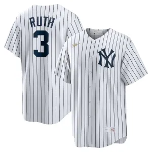 Camisa MLB New York Yankees Nike Home Cooperstown Collection Torcedor Masculina Branca Babe Ruth 3 football fan towels premier league hoodies