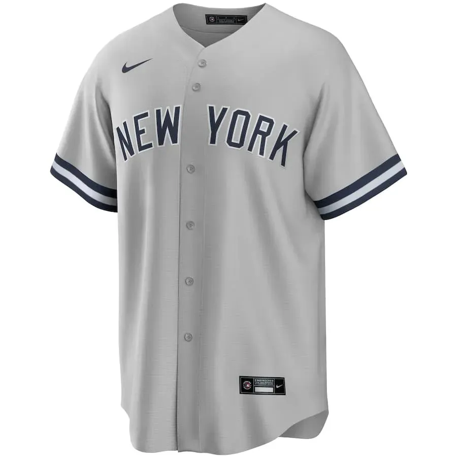 Camisa MLB New York Yankees Nike II Torcedor Masculina Cinza football club socks