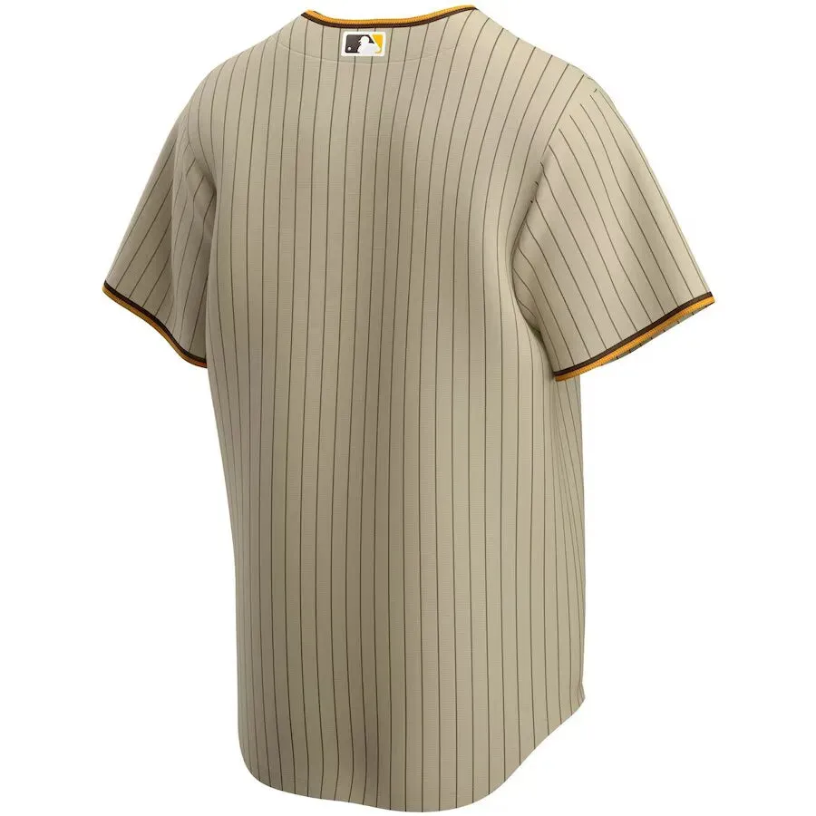 Camisa MLB San Diego Padres Nike Raod Torcedor Masculina Listrada Marrom soccer fan scarves