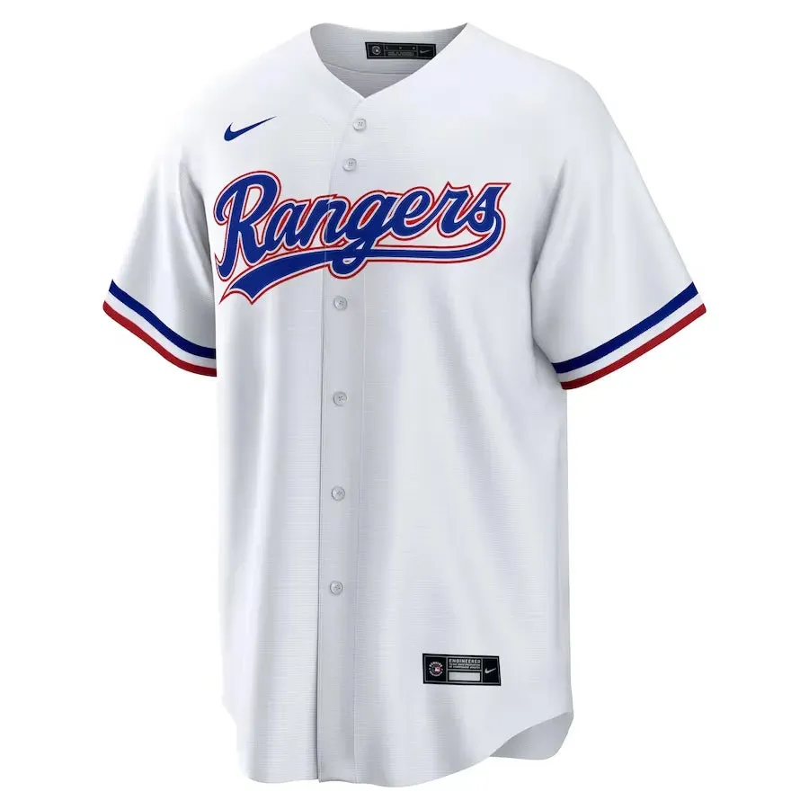 Camisa MLB Texas Rangers I Nike Torcedor Masculina Branca Adolis Garcia 53 football jersey collection