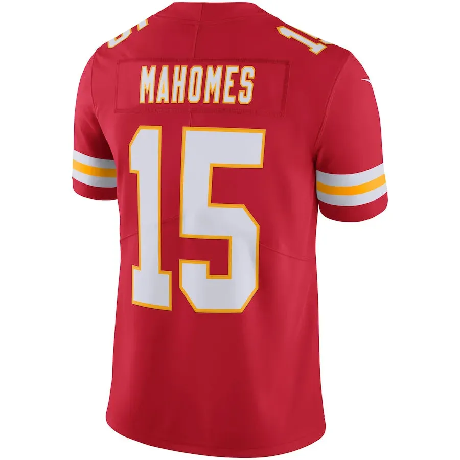 Camisa NFL Kansas City Chiefs Patrick Mahomes Nike Limited Jersey Vermelha soccer fans apparel