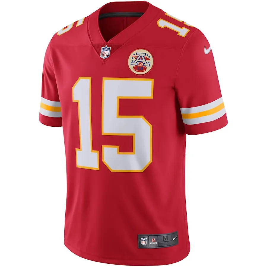 Camisa NFL Kansas City Chiefs Patrick Mahomes Nike Limited Jersey Vermelha soccer fans apparel