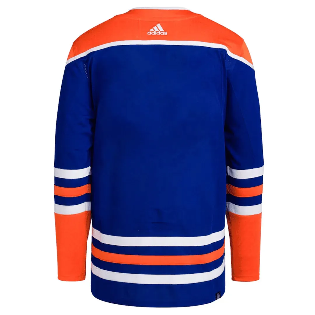 Camisa NHL Edmonton Oilers Adidas Home Jersey Azul Masculina retro football jerseys