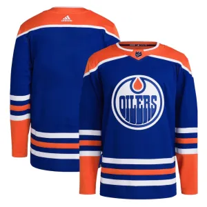 Camisa NHL Edmonton Oilers Adidas Home Jersey Azul Masculina retro football jerseys football club magnets