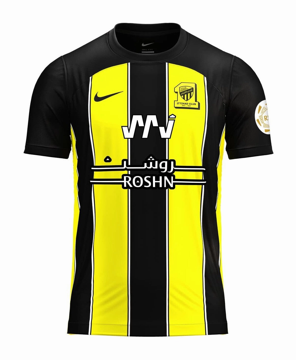 Camisa Al-Ittihad I 23/24 - Verso - Torcedor football gloves for supporters premier league scarves