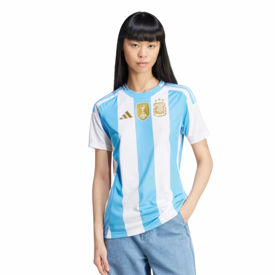 Camisa Argentina I 24/25   Patch Copa 2022 - Verso - Feminina football fan shoelaces football fan shoelaces