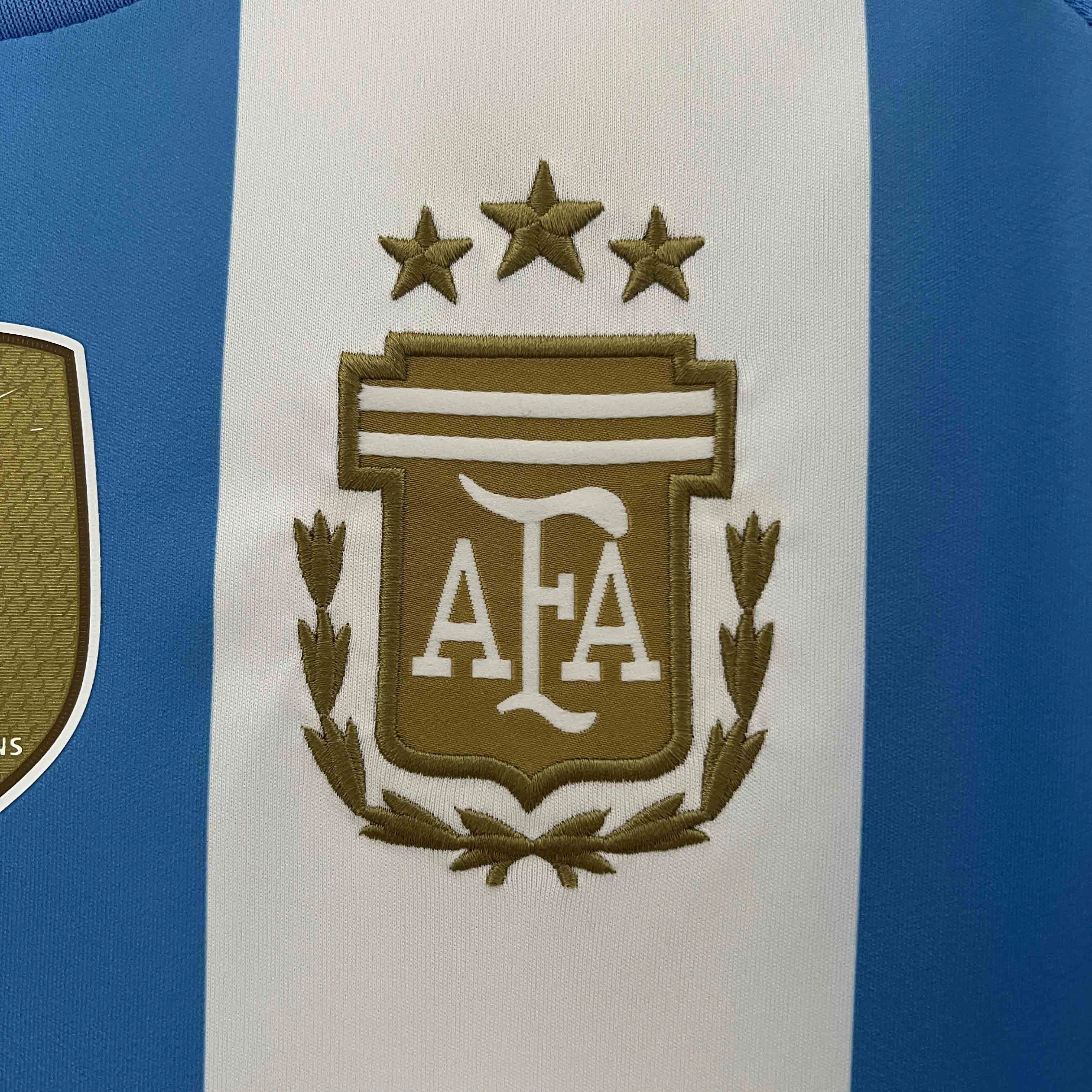 Camisa Argentina I 24/25   Patch Copa 2022 - Verso - Feminina football fan shoelaces