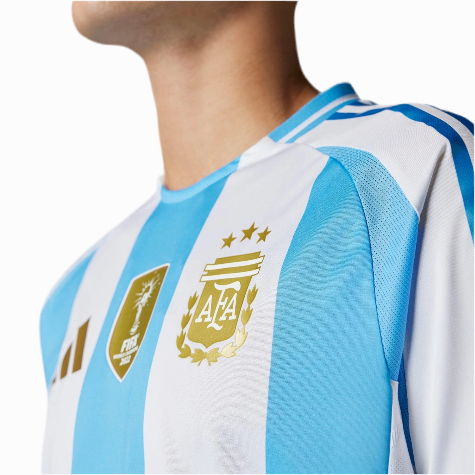 Camisa Argentina I 24/25   Patch Copa 2022 - Verso - Jogador soccer fan wallets