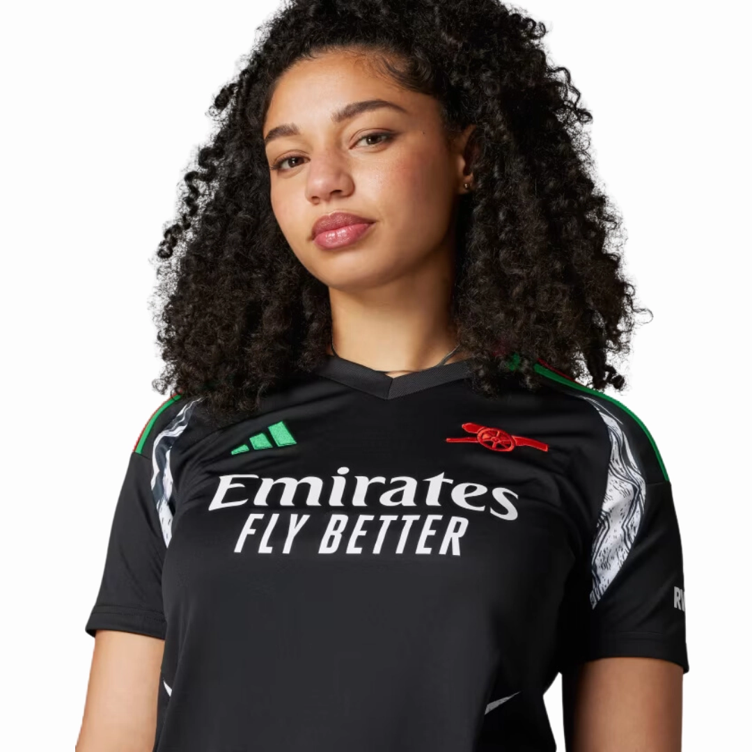 Camisa Arsenal III 24/25 - Verso - Feminina football fan posters