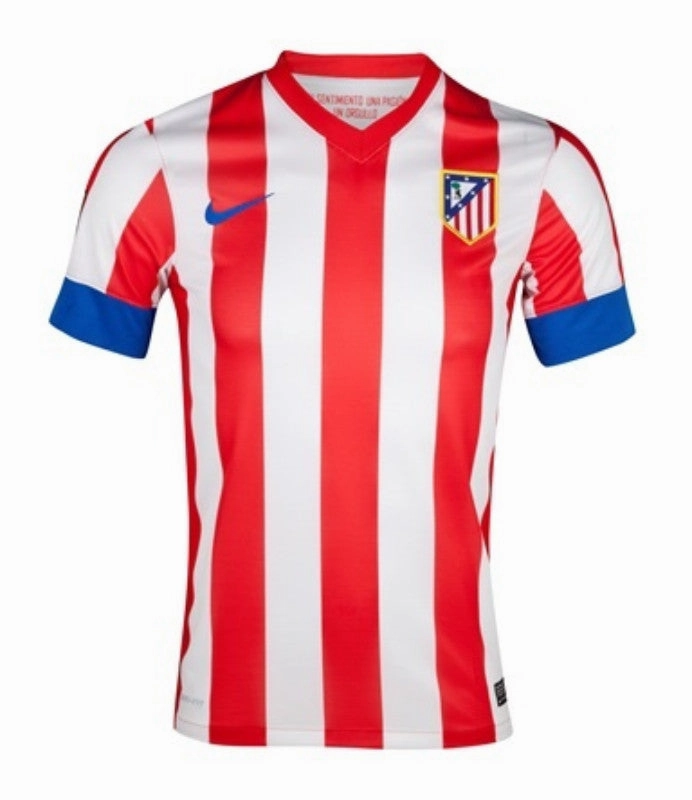 Camisa Atltico de Madrid I 12/13 - Verso - Retr football fan hats soccer fan pins