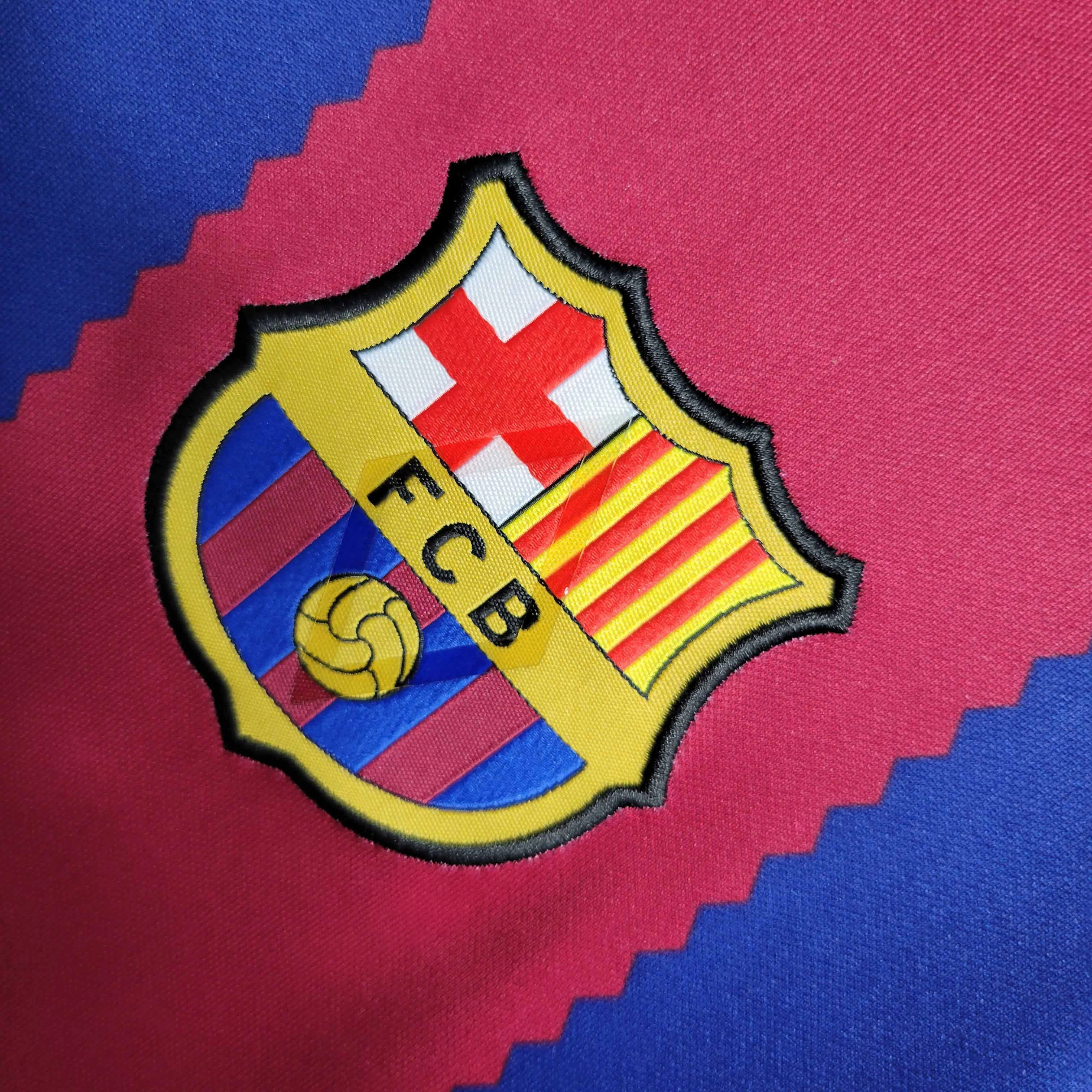 Camisa Barcelona I 23/24 Edio The Rolling Stones - Verso - Torcedor premier league fan shop