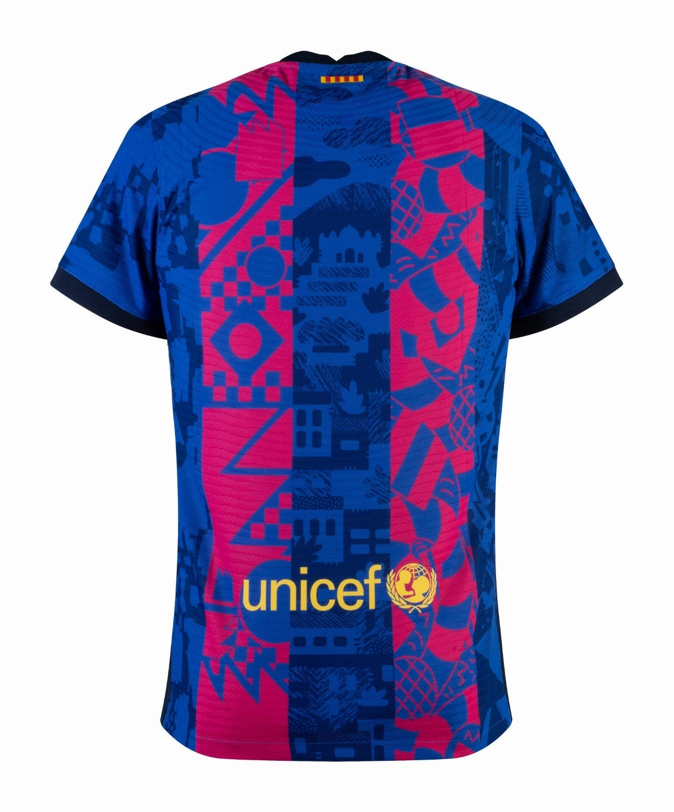 Camisa Barcelona III 21/22 - Verso - Retr football fan flags