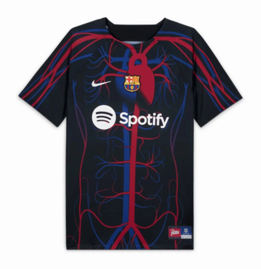 Camisa Barcelona Pr Jogo 23/24 - Verso - Torcedor soccer supporter flags soccer fan flags