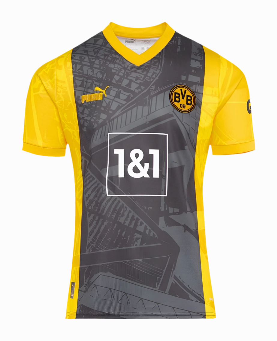 Camisa Borussia Dortmund Edio Especial 50 anos do Westfalenstadion 24/25 - Verso - Torcedor football club water bottles football fan jackets