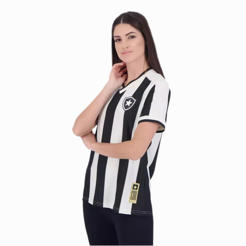 Camisa Botafogo I 24/25 - Verso - Feminina soccer fan backpacks