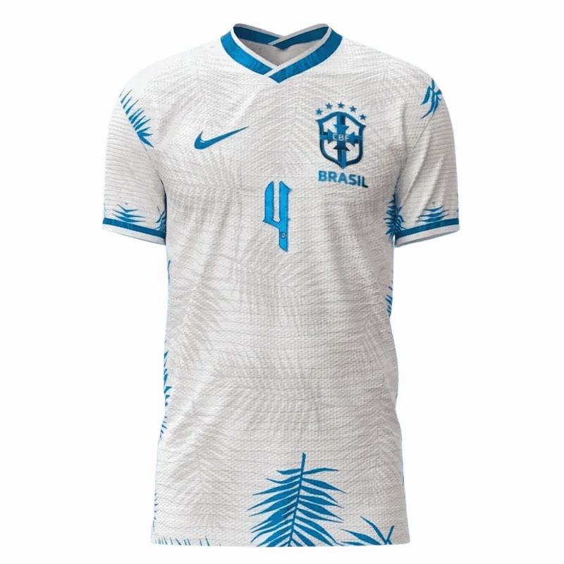 Camisa Brasil Edio Especial Conceito Tropical N4 22/23 - Retr - Verso - Jogador football fan face masks