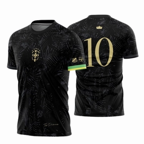 Camisa Brasil Edio Especial The Princi Neymar N10 23/24 - Verso - Jogador football fan caps football fan face paint