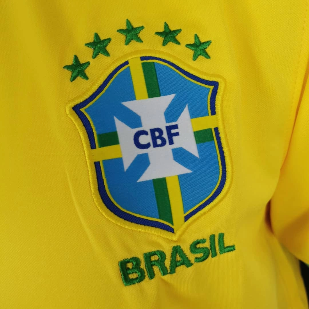 Camisa Brasil I 20/21 - Verso - Retr football fan shoelaces