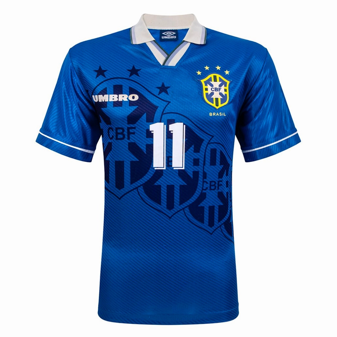 Camisa Brasil II 94/95 Personalizada ROMRIO N11 - Verso - Retr football fan umbrellas football club hoodies