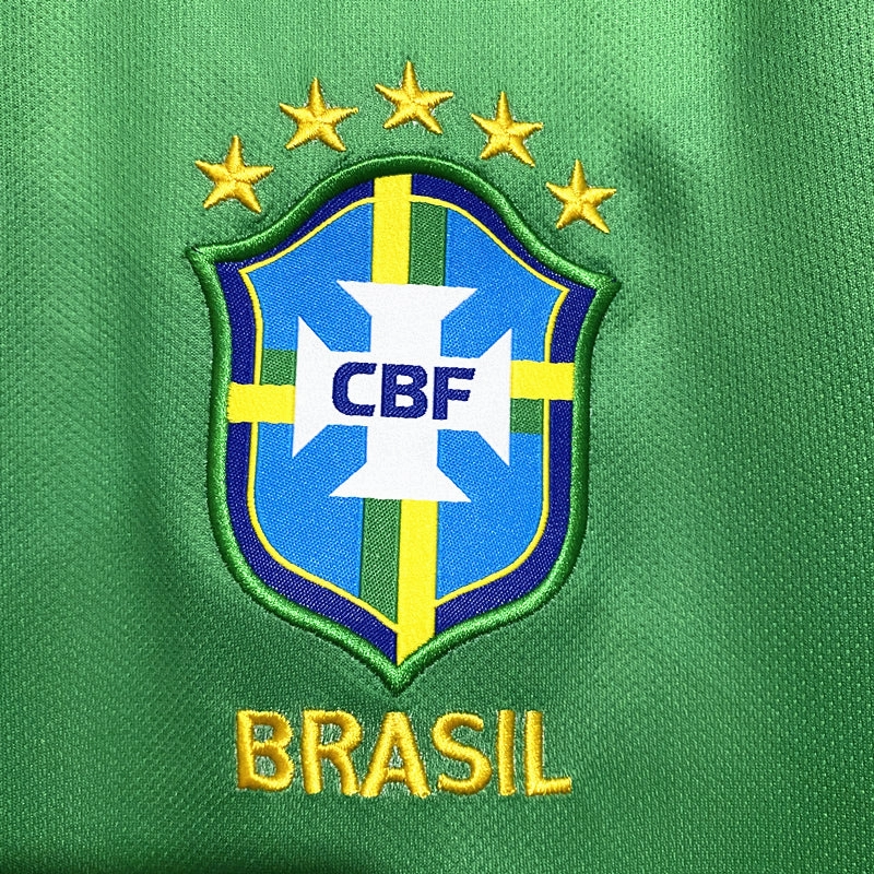 Camisa Brasil Pr Jogo 20/21 - Verso - Retr soccer fans apparel