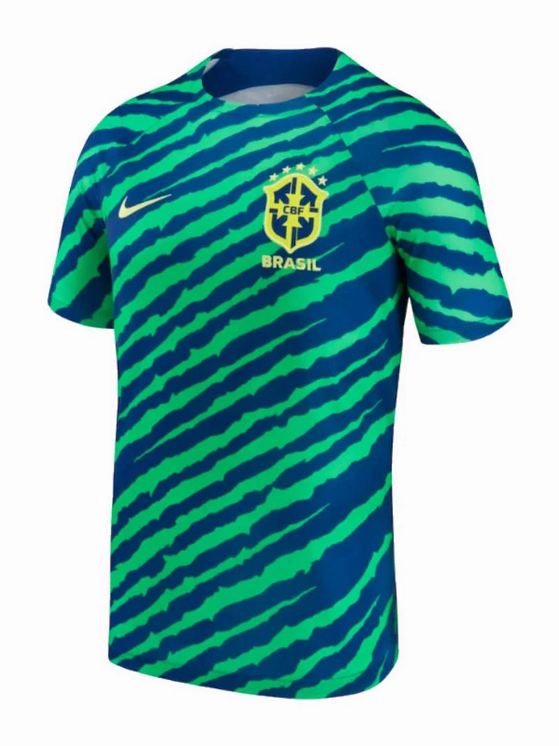 Camisa Brasil Pr jogo 22/23 - Verso - Retr football club merchandise football fan socks