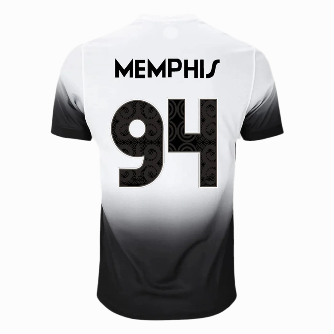 Camisa Corinthians I 24/25 - Personalizada - Memphis N94 - Verso - Torcedor football fan cushions football fan blankets